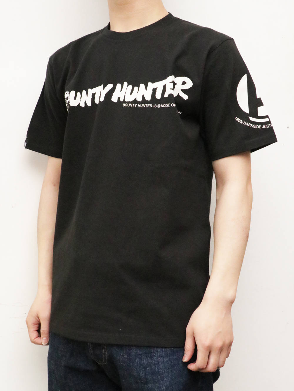 BOUNTY HUNTER - BxH ディスフロントTシャツ(ブラック) / BxH Dis-Font