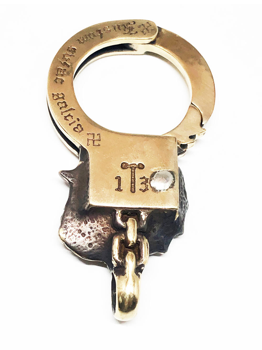 galcia - BULL ORIGINAL × galcia BULLDOG KEYHOLDER (BRASS