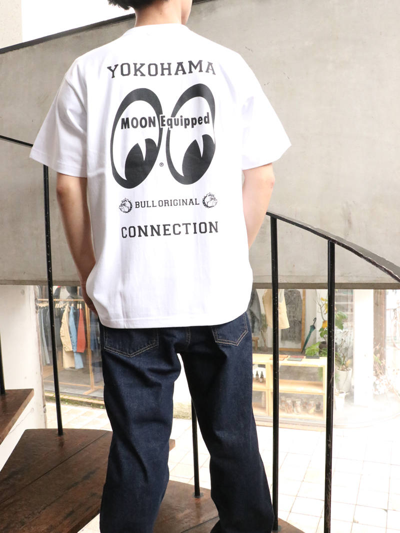 BULL CLASSICS - ムーンアイズ×ブルオリジナルTシャツ(ホワイト