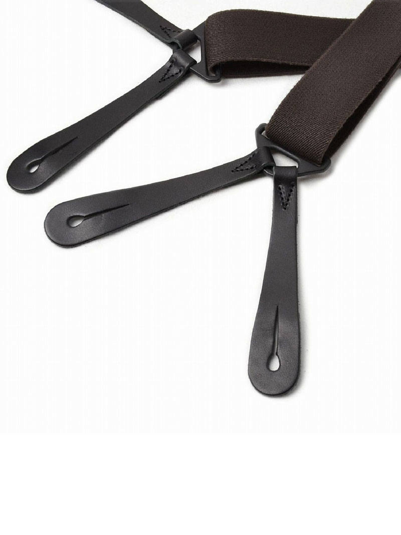 BLACK SIGN サスペンダー BLACK SIGN - MILITARYY SUSPENDER (BROWN × BLACK) | SKANDA