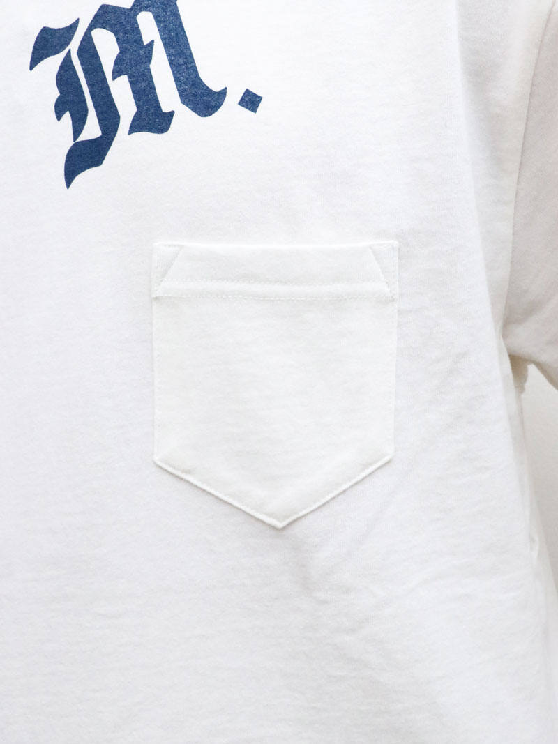 B.S.M.G. - DRAGON S/S T-SHIRTS (WHITE×NAVY) | SKANDA