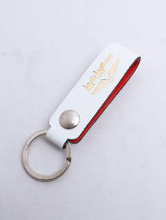 Lewis Leathers ルイスレザーキーリング マーク1 ホワイト Lewisleathers Key Ring Mk 1 White Skanda